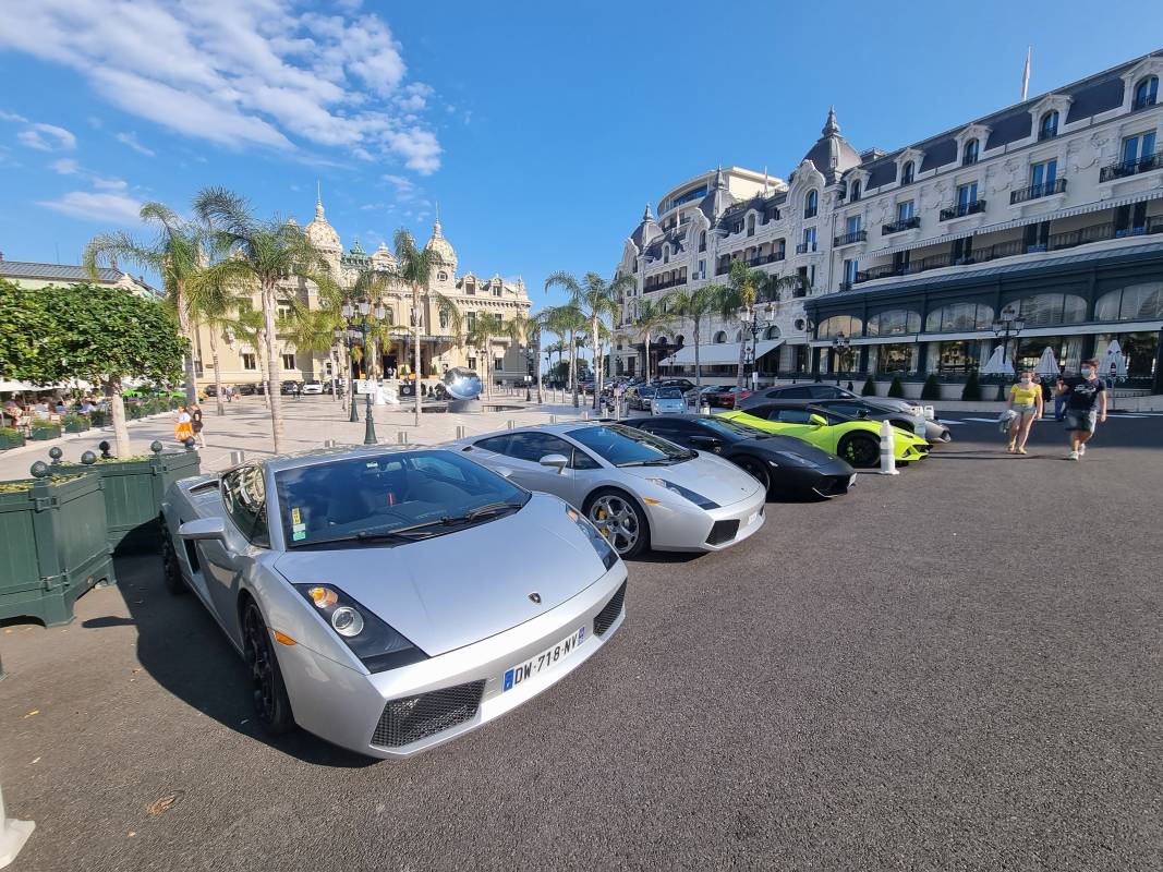 Торжественное открытие Lamborghini Club Monaco в княжестве