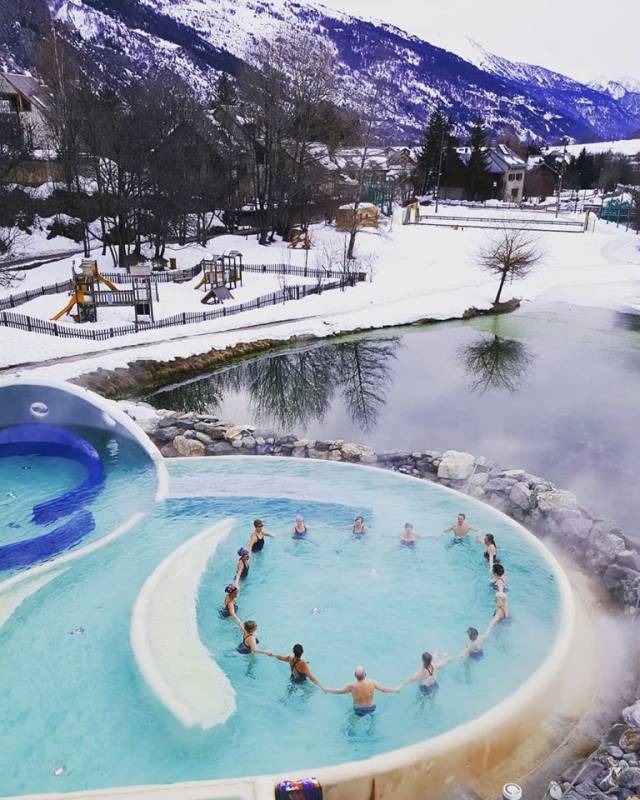 Les Grands Bains du Monêtier, спа-курорт в самом сердце Южных Альп